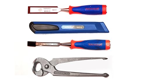 See full amazon price history chart for Taparia TK009 1541-8, WCB-12, WCB-25, SKE18 Chisel, Pincer, Knife Set Taparia TK009 1541-8, WCB-12, WCB-25, SKE18 Chisel, Pincer, Knife Set (B0CKW6D3V4) Amazon Price History, Amazon Price Tracker