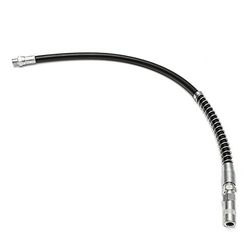 Preisvergleich Produktbild GOZAR 500Mm Gummi Fettpresse Schlauch Starre Lieferung Rohr + Verzinktem Eisen Stecker