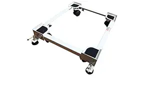 CELERITAS Heavy Duty Adjustable & MOTILE TOP Load Washing Machine Metallic Stand/Trolley (Mini. L -19 B-16 inch MAX. L- 29.8 B-23.6 inch) for T1282WFDSD