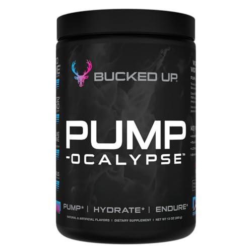 Pump-ocalypse Miami | Nitric Oxide and L Arginine Supplement with Citrulline Malate, GlycerPump | Ultimate N.O. Booster | Lean Muscle Support for Blood Flow, Vascularity, Hydration and Endurance