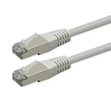 ROLINE Patchkabel Cat.6 (Class E), PoE, S/FTP (PiMF), weiß, 2 m