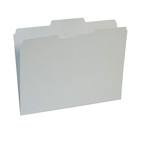 Smead(R) Premium Colored File Folders, 1/3 Cut, Letter Size, Gray, Box Of 100 #TOP2