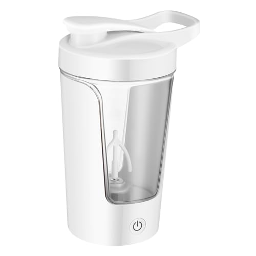 UKCOCO Moulin à Café Électrique avec Agitateur Automatique Tasse à Mélanger pour Café et Boissons Rechargeable et Pratique