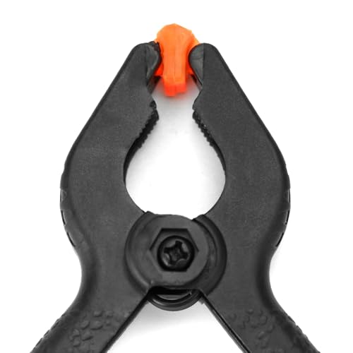 Miniatura 2 de Qwork 20pzs Mini Abrazadera De Resorte Plástico Para Bricolaje, Carpintería, Estudios De Fotografía - 2.5 Pulgada 6.5cm