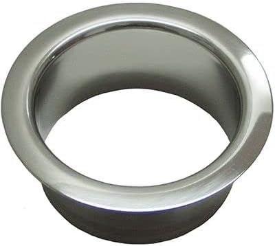3 x 1.5 in. Polished Trash Grommet, Stainless Steel