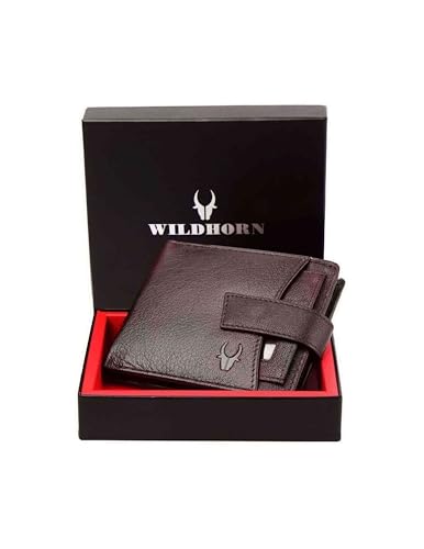 WildHorn Rfid Protected Leather Wallet For Men, Brown