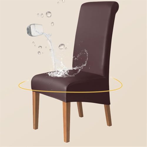 Fundas para sillas de comedor sin brazos antimanchas e impermeables 8