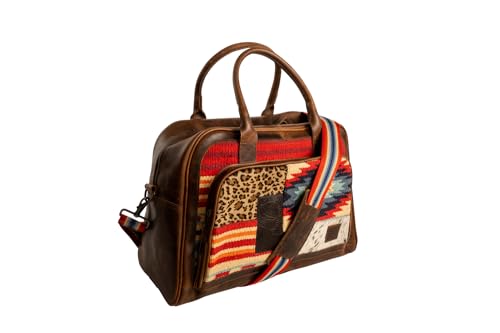 STS Ranchwear Womens Chaynee Mountain Zoey Multi-Color Leather Carry-On Bag3