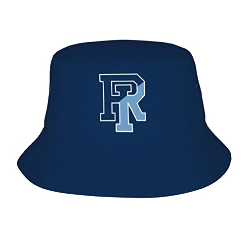 Uri University of Rhode Island Rams Bucket Hats Fashion Sun Cap Packable Outdoor Fisherman Hat for Women and Men Black