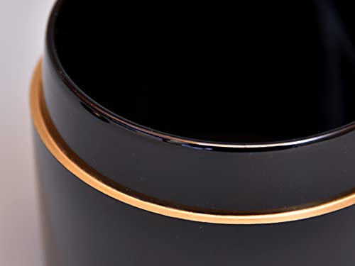 茶道具　塗師　内田宗寛作　黒塗　大棗　共箱　V　8854 茶道具 塗師 内田宗寛作 黒塗 大棗 共箱 V 8854