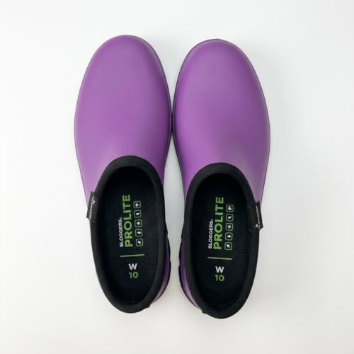Sloggers ProLite Women’s Garden & Work Slip-On Shoes – 25% Lighter Waterproof Comfort Clogs with All-Day Insoles, UV Protection, Arch Support & Deep-Lug Traction – Made in USA with US & Imported Parts Detail