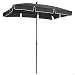 Produktbild Outsunny Sonnenschirm Gartenschirm Strandschirm Balkonschirm Schirm Sonnenschutz knickbar (Grau+Schwarz)