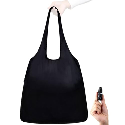 Nanobag Ultra-Light Foldable Reusable Tote Black