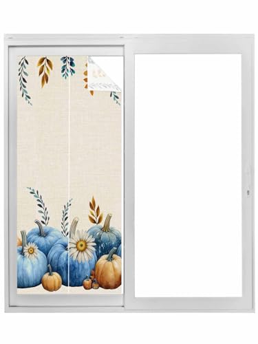 Película para ventana privacidad con diseño de calabazas 17.7 x 39.3 in miniatura 1