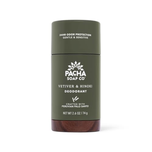 Pacha Soap Vetiver & Hinoki Deodorant, 2.6 OZ image 2