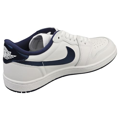 NIKE AIR JORDAN 1 Low 85 Mens Shoes Size - 10 White/Navy-White2