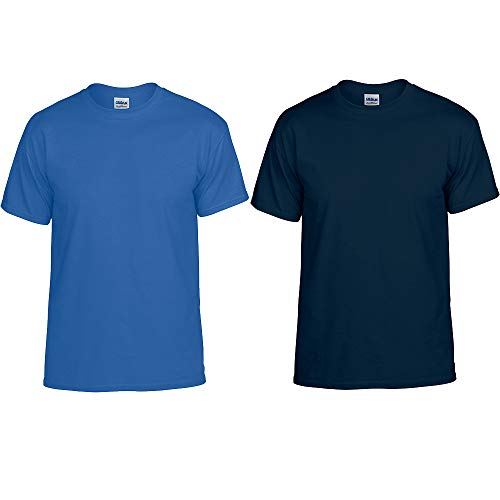 Image of 5.6 oz. 50 /50 T-Shirt (G800) Safety Green, 5XL