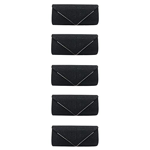 Sac à dîner noir à strass chic pour vos mariages et soirées élégantes