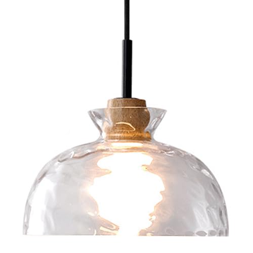 Tête unique E27 abat-jour en verre luminaire de balcon suspendu et plafonnier