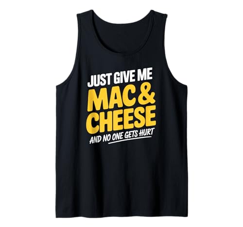 Humor de comida reconfortante para amantes de los macarrones y queso Camiseta sin Mangas