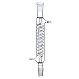 Jacke Länge: 200 mm MOUNTAIN MEN Lab 200mm Graham Kondensator Borosilikatglas 3.3 Coil Wärmetauscher Aus Glas Laborglas 24/40 Wissenschaft, Testen. (Size : 200mm)