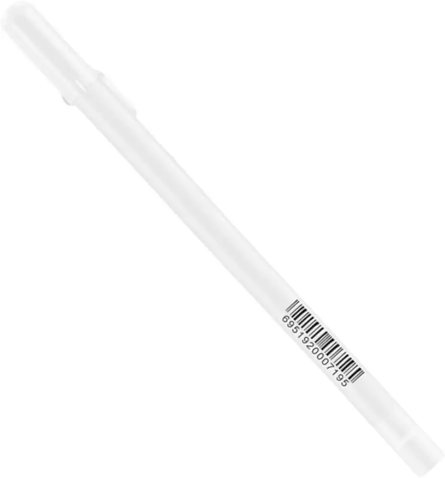 Caneta Gel Branca Marcação Sobrancelha Profissional