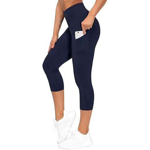 THE GYM PEOPLE High Waist Capris Cover
