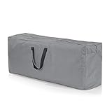 Práctica: la bolsa de almacenamiento acolchada se puede transportar fácilmente gracias a sus dos asas de transporte. Los diferentes cojines y cojines pueden guardarse sin problemas gracias a la cremallera extralarga.
