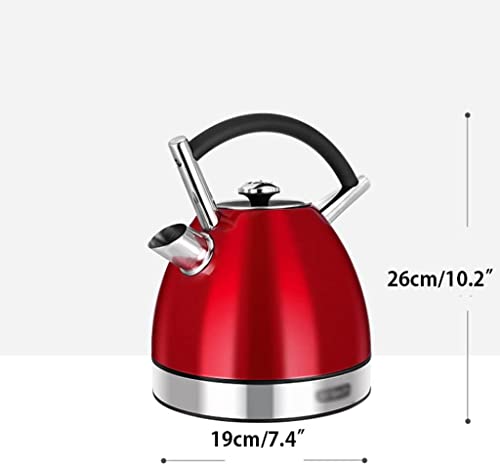 Hervidor eléctrico de acero inoxidable 1.7L 1800W miniatura 2