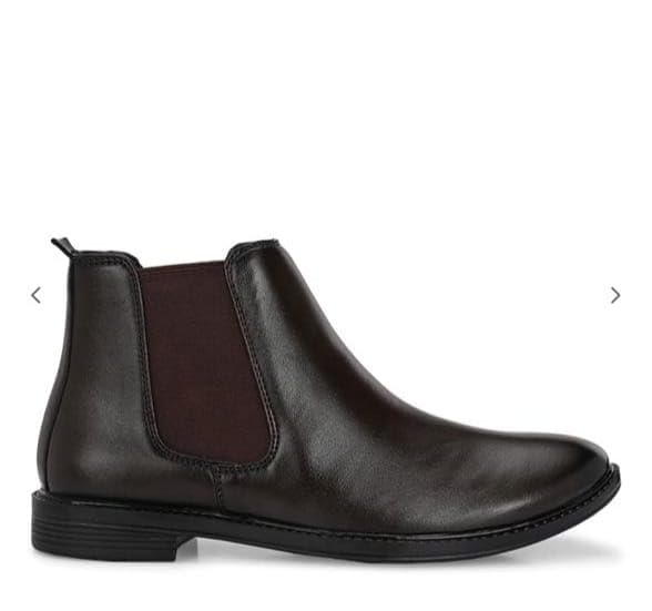 Image of Men Casual Comfortable Chelsea Slip-On Outdoor Synthetic Leather