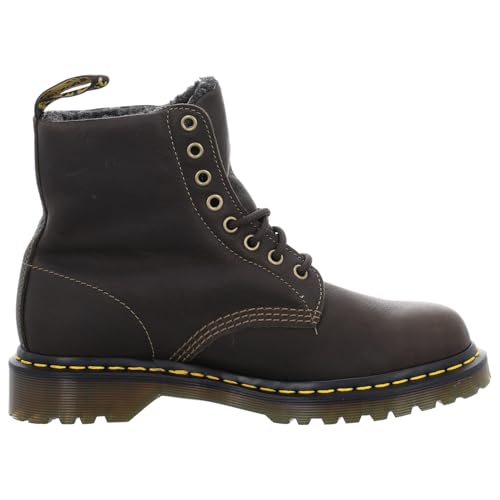 Dr. Martens Unisex-Adult 1460 Faux Fur Lined Grizzly Leather Boot Fashion3