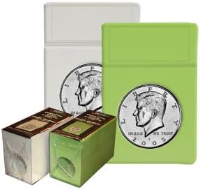 BCW Half Dollar Coin Display Slab Foam Inserts - No Slabs (Display Box of 25) Coin Collecting Archival Storage Supplies, Color