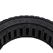 Keenso 10 X 2.5 Anti Slip Rubber Electric Scooter Solid Tire, Pressure Resistant Replacement Solid Wheel for Electric Scooter 10 Inch