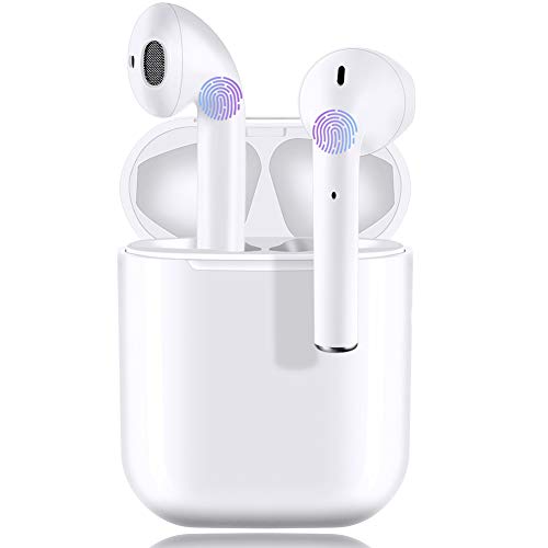 Bluetooth 5.0 TWS i12 Auricular táctil Inteligente Auricular de música estéreo 3D inalámbrico con conexión IPX7 a Prueba de Agua y emparejamiento automático