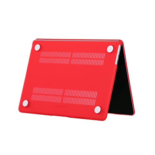 Se7enline Compatible with 2022-2025 MacBook Air 13 inch case Hard Laptop Cover for Mac Air 13.6-inch Model A2681/A3113/A3240 M2/M3/M4 &Keyboard Protective Cover,Red - Image 4