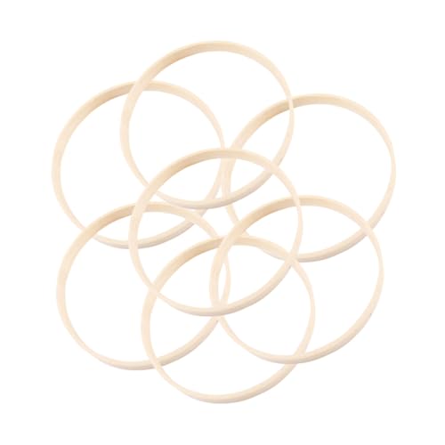 Cabilock Bamboo Dreamcatcher Frame Ring 17cm 20PCS for Home Decor and Craft Projects
