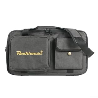 [GENEROUS STORAGE OPTIONS] This pedalboard bag boasts spacious accommodations for your pedalboard while offering extra compartments for accessories, keeping everything organized and accessible. [ CONSTRUCTION] Made from high toughness oxford cloth fa...