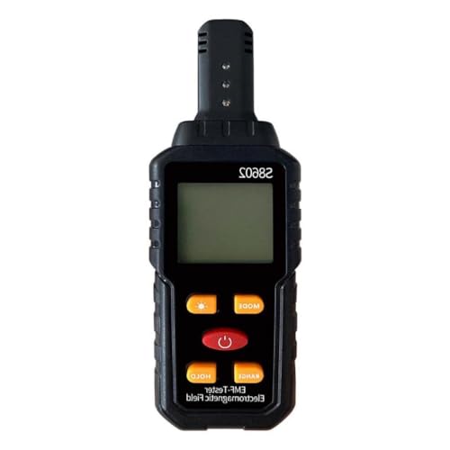 Image of WOFALO Geiger Counter,Nuclear Radiation Detector Professional Accuracy Radioactive Detector Data Tester Marble Dosimeter Emf Meter Radiation Detector Electromagnetic Field Meter Nuclear Radiation