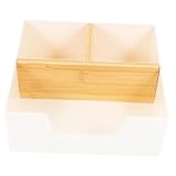 Abaodam Teebeutel Aufbewahrungsbox mit Fächern Organizer für Tee und Kaffee Luftdicht und Transparent für Küche Büro und Zuhause Vielseitig Einsetzbar