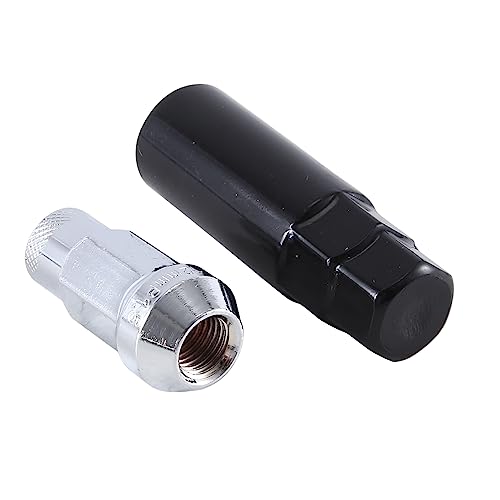 Tuerca de rueda M12X1.5 universal tornillo exterior plateado auto 4