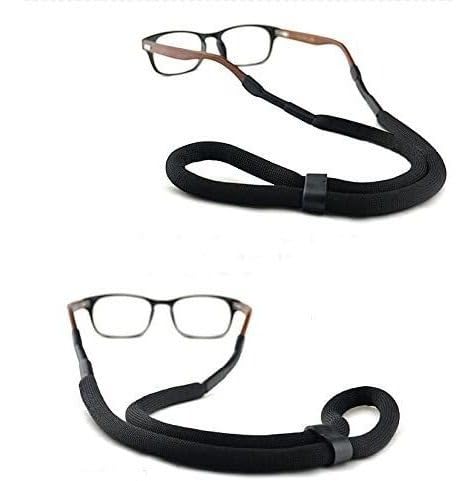 Cordão Salva Óculos Flutuante Para Esportes Aquáticos JetSki cor:Preto