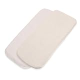 Tititnins® - Pack 2ud.Sabana Bajera Capazo para Bugaboo Dragonfly | Funda Colchón Protector Cuco Carrito Bebe | BAMBULA+ ALGODÓN BLCO | 100% Algodón Certificado Oeko-Tex® Organic Cotton