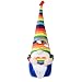 Arc-en-Gnome Doll Faceless Goblin peluche Mini mignon Goblin peluche coloré Accueil Bureau Décoration Cadeau, Art Déco Salon Décoration Poupée animaux, Décoration salon