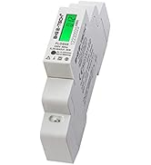 digitaler Wechselstromzähler mit LCD (beleuchtet), Stromzähler geeicht/MID zugelassen für Hutschi...