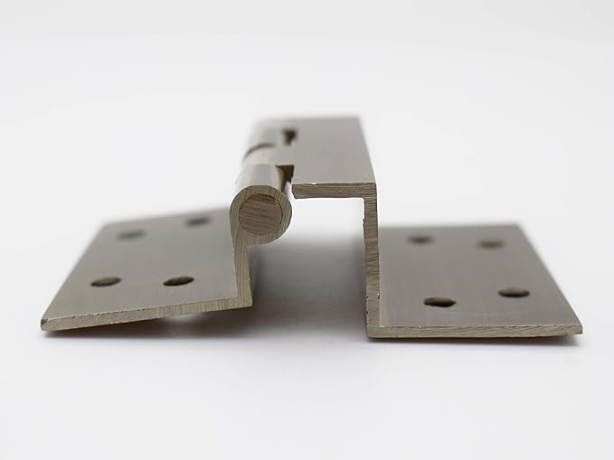 W Hinges with Smooth Movement | Heavy-Duty Hinges for Doors, Cabinets, and Furniture | Pack of 2