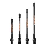 Avec le stabilisateur d'arc en carbone dépassant de la poignée d'arc et attaché au système d'amortissement flexible à l'extrémité, la vibration se dissipe plus rapidement.