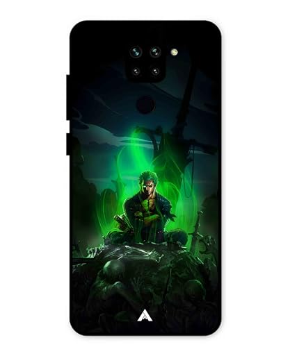 Image of Premium Anime 1 Case for Xiaomi Redmi Note 9 (Glossy Finish) Soft-Touch Metal TPU Back Cover, Shockproof, Designer, Aesthetic Mobile Phone Case