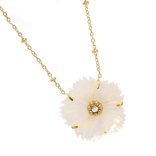 Collier de fleurs de perles ajustable pour éviter les chaînes fragiles