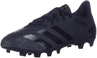 adidas mens 20.4 Fxg soccer shoes, Core Black/Core Black/Dark Grey Heather Solid Grey, 9.5 US
