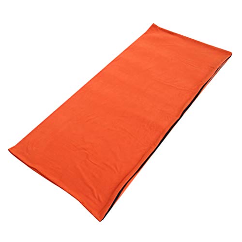 Saco de dormir de lã BESPORTBLE, forro para adultos, quente ou frio, zíper para acampamento, festiva